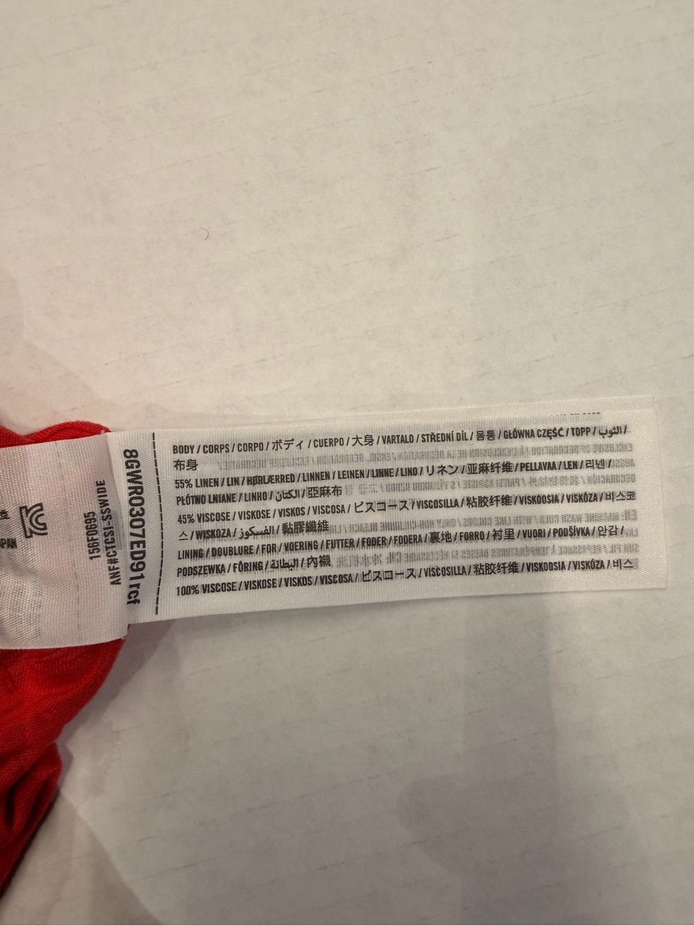 🌻ABERCROMBIE & FITCH Red Elastic-Waist Lined Pants - Picture 11 of 13